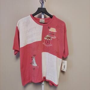 NWT Vtg Company Collection Sweater L Cottagecore Grandma Granny Country Charming